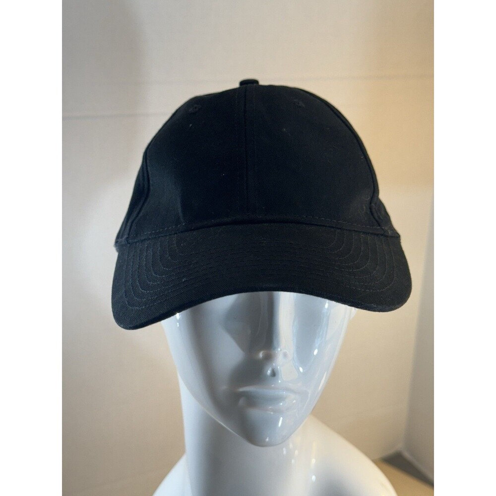 KC Black Cotton Baseball Hat/Cap  Adjustable Excellent Used Condition
